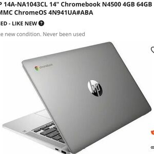 HP Chromebook 14 in Silver